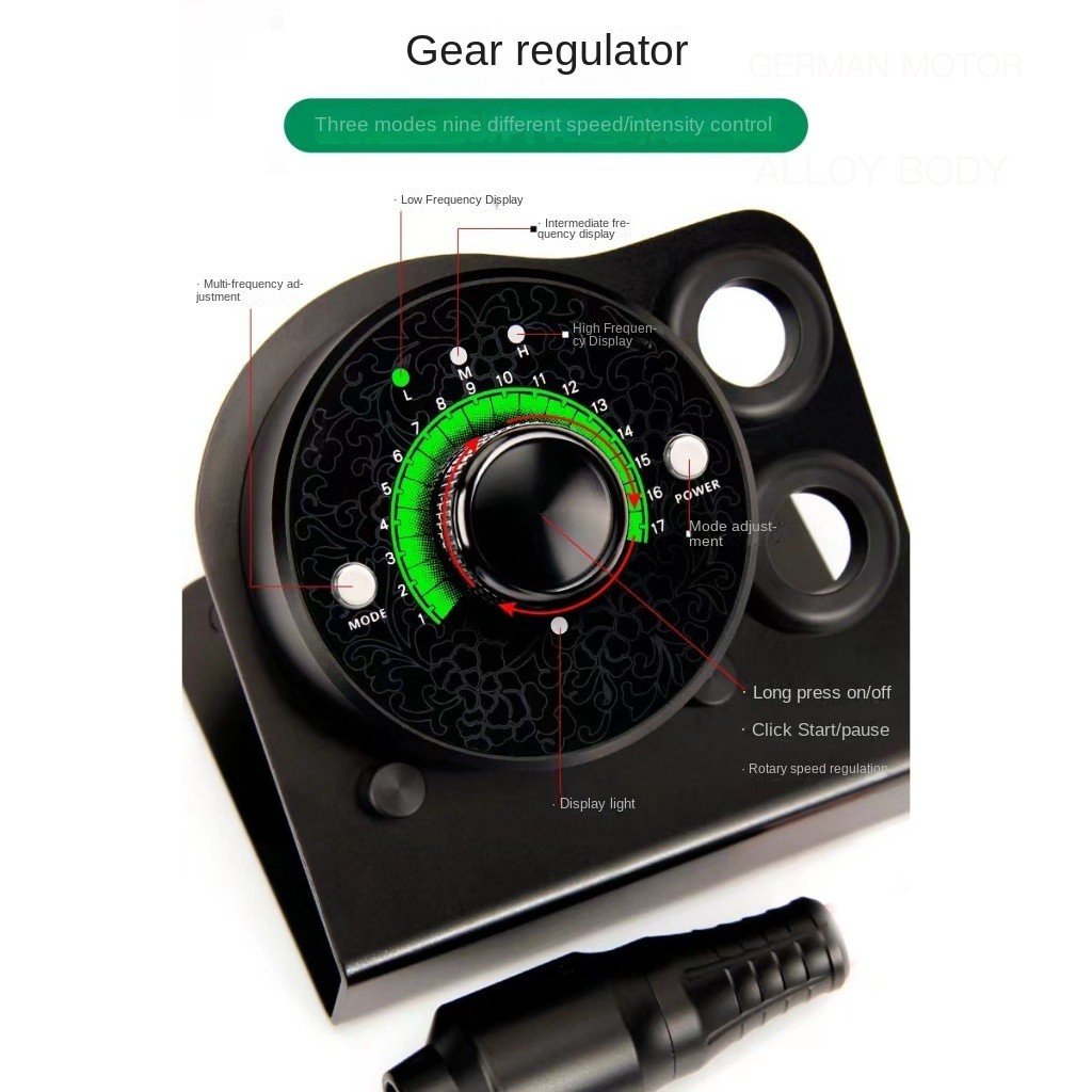 D10 Tattoo Newest Rotary Machine Pen Set Professional Makeup Permanent Pmu Microblading Fog Eyebrow Lip with Cartridge Needle