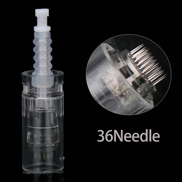 Derma Pen Cartridge Needle Permanent Makeup Tattoo Micro Needles 1/3/5/7/9/12/36/42pin/Nano Needles for PMU MTS Machine