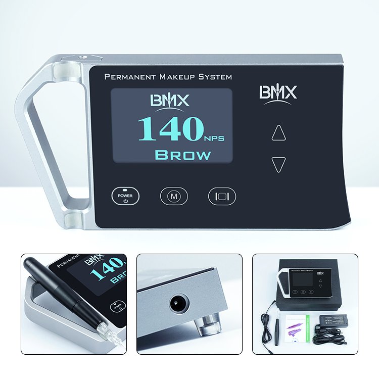 BMX P200 power supply hand piece tattoo machine gun professional tattoo pen Itouch Permanent makeup kit