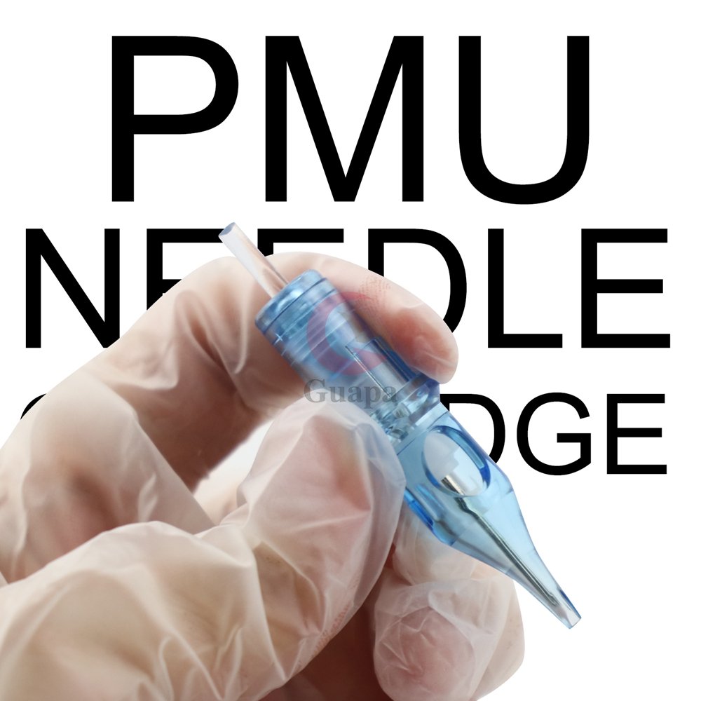 Factory Disposable Permanent Makeup Cartridge Microblading Needles Blue Universal Tattoo Needle Cartridges with Membrane