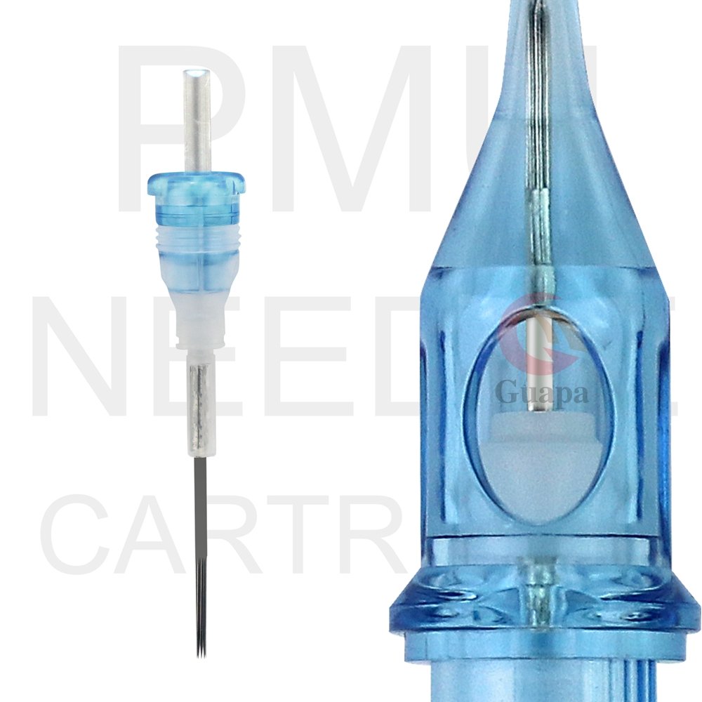 Factory Disposable Permanent Makeup Cartridge Microblading Needles Blue Universal Tattoo Needle Cartridges with Membrane