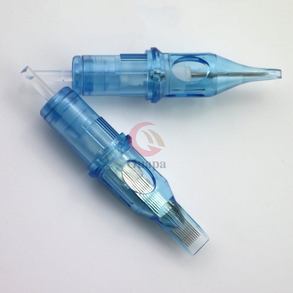Factory Disposable Permanent Makeup Cartridge Microblading Needles Blue Universal Tattoo Needle Cartridges with Membrane