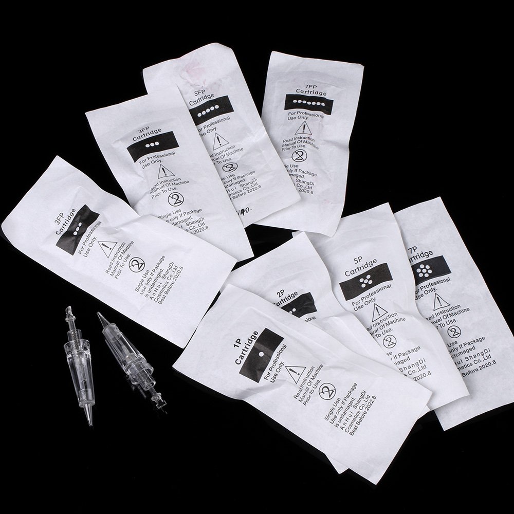 Soft Membrane Permanent Makeup Machine Needle Semi Microblading Eyebrow Tattoo Needle Cartridge