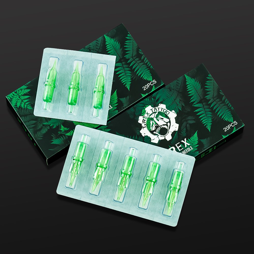 XNET Trex Round Liner Curved Magnum Tattoo Cartridge 20pcs 1RL 3RL 5RL 7RL 5RM Disposable Sterilized Safety Tattoo Needle