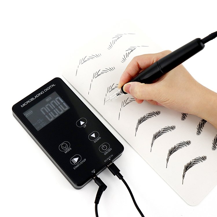 Factory Wholesale Microblading Machine Blue and sky PMU Machine for Permanent makeup on eyebrows Can customize logo