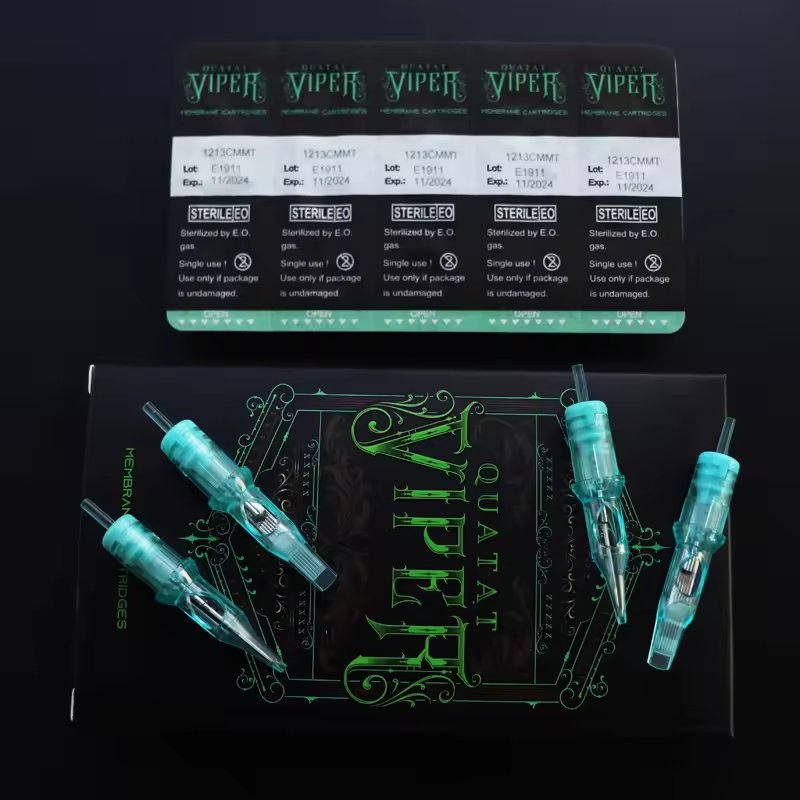 Excellent Quality VIPER tattoo needle supplies disposable super sharp precise membrane sealed cartridge needles