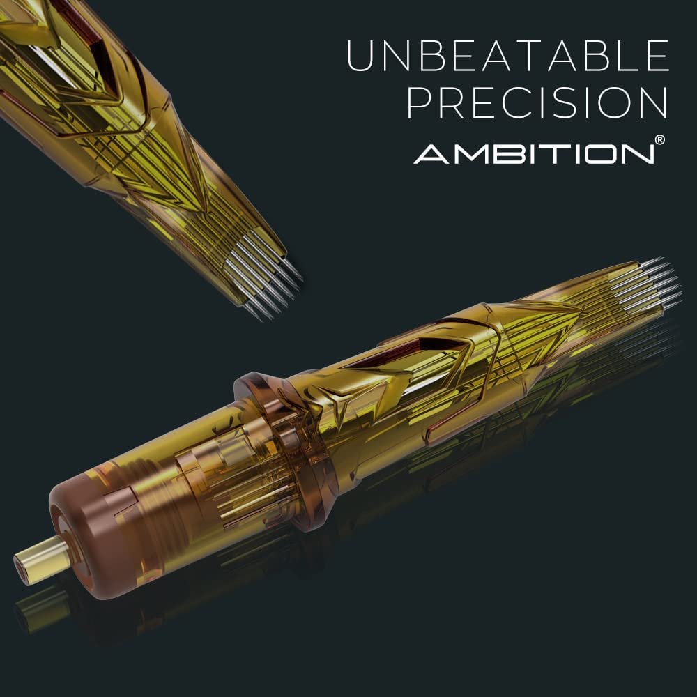 Wholesale Customized Ambition Glory 20pcs/box RL M1 RM RS Disposable Mixed Tattoo Needles Cartridges for Artists
