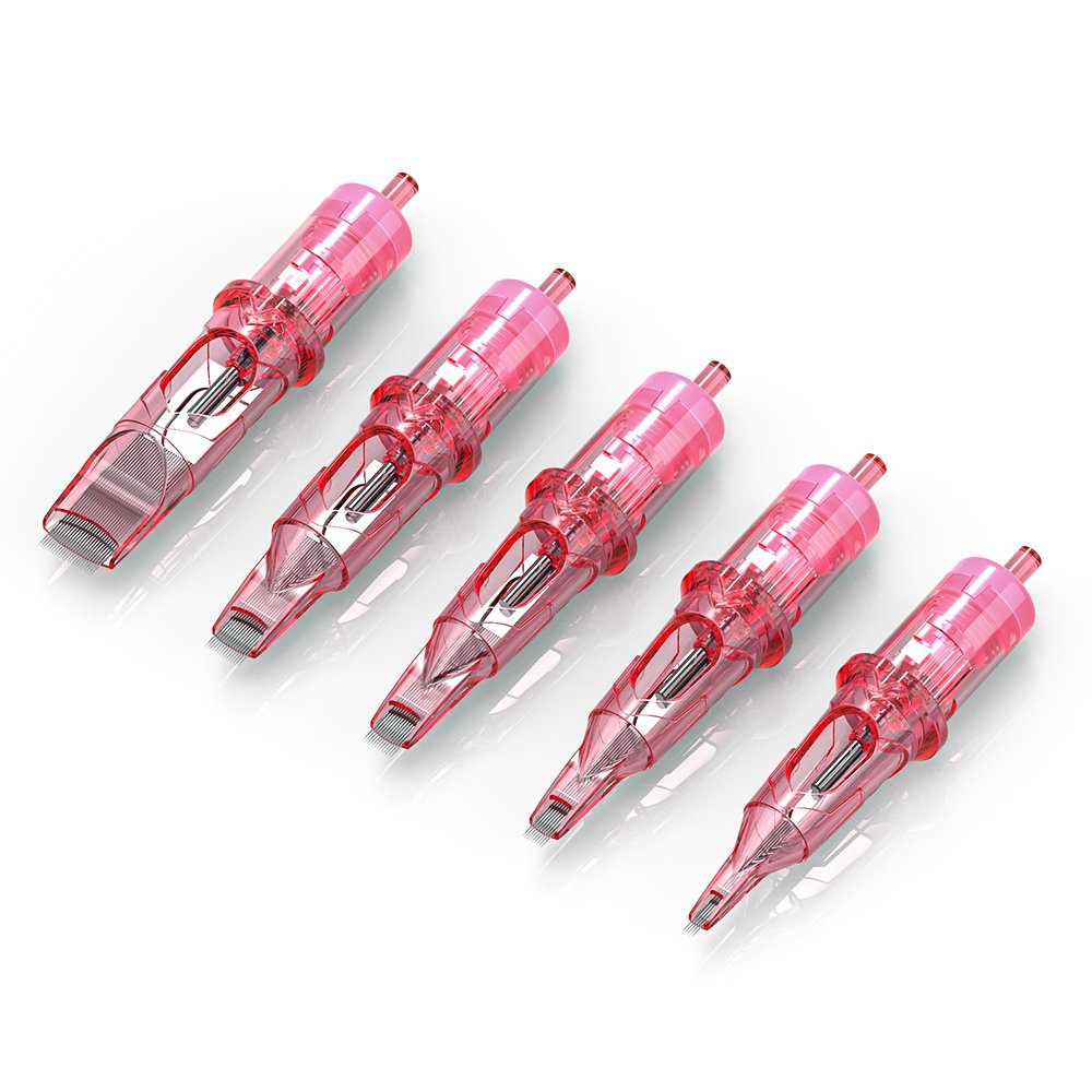 AMBITION Round Shader Magnum SMP & Semi Permanent Makeup 1RL 3RL 5RL 7RL 9RL RM Tattoo Cartridge Needle For Eyebrow Eyeliner Lip