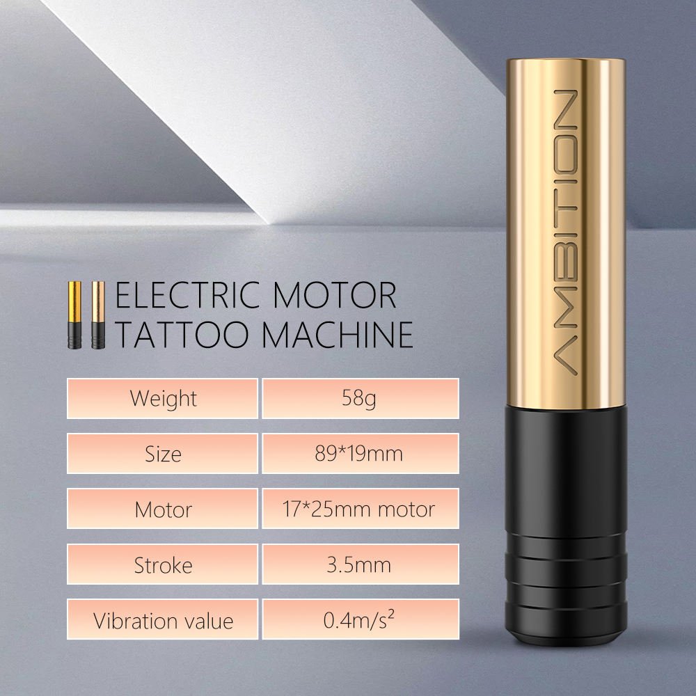 XNET Tiny 3.5mm Stroke Permanent Makeup RCA Eyeliner Scalp Eyebrows Lips Tools Rotary Tattoo Machine Pen