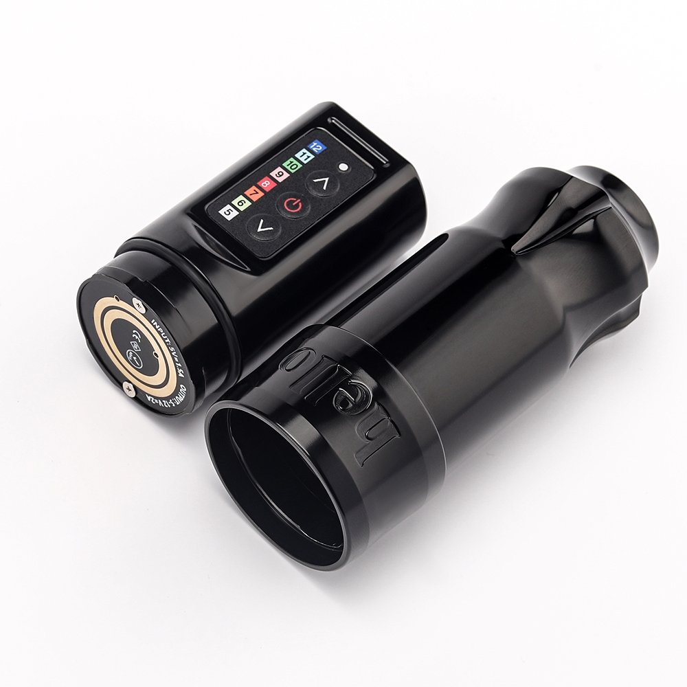 Ambition 2000mAh Battery Strong Coreless Motor 4mm Stroke Professional Wireless Tattoo Machine Pen Electric Gun for Body Art