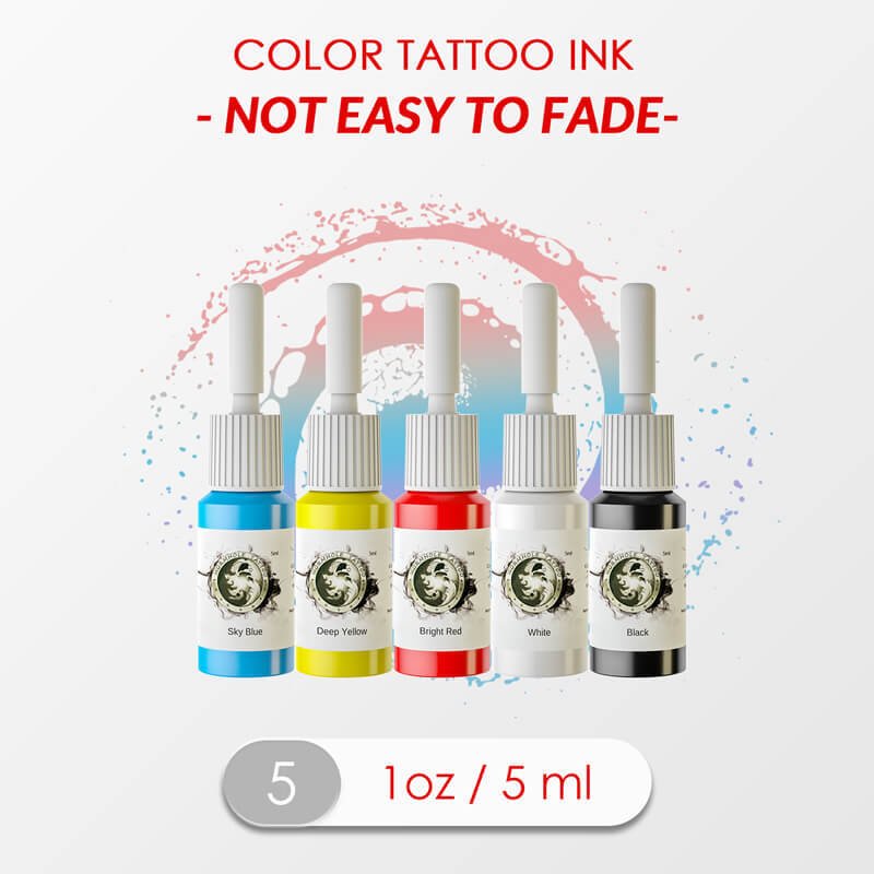2024 New Hand Tattoo Pen Set RCA Hook Eyebrow Skin Beauty Power Supply Ink Transfer Paper Pedal Needle Cartridge Tattoo Kit