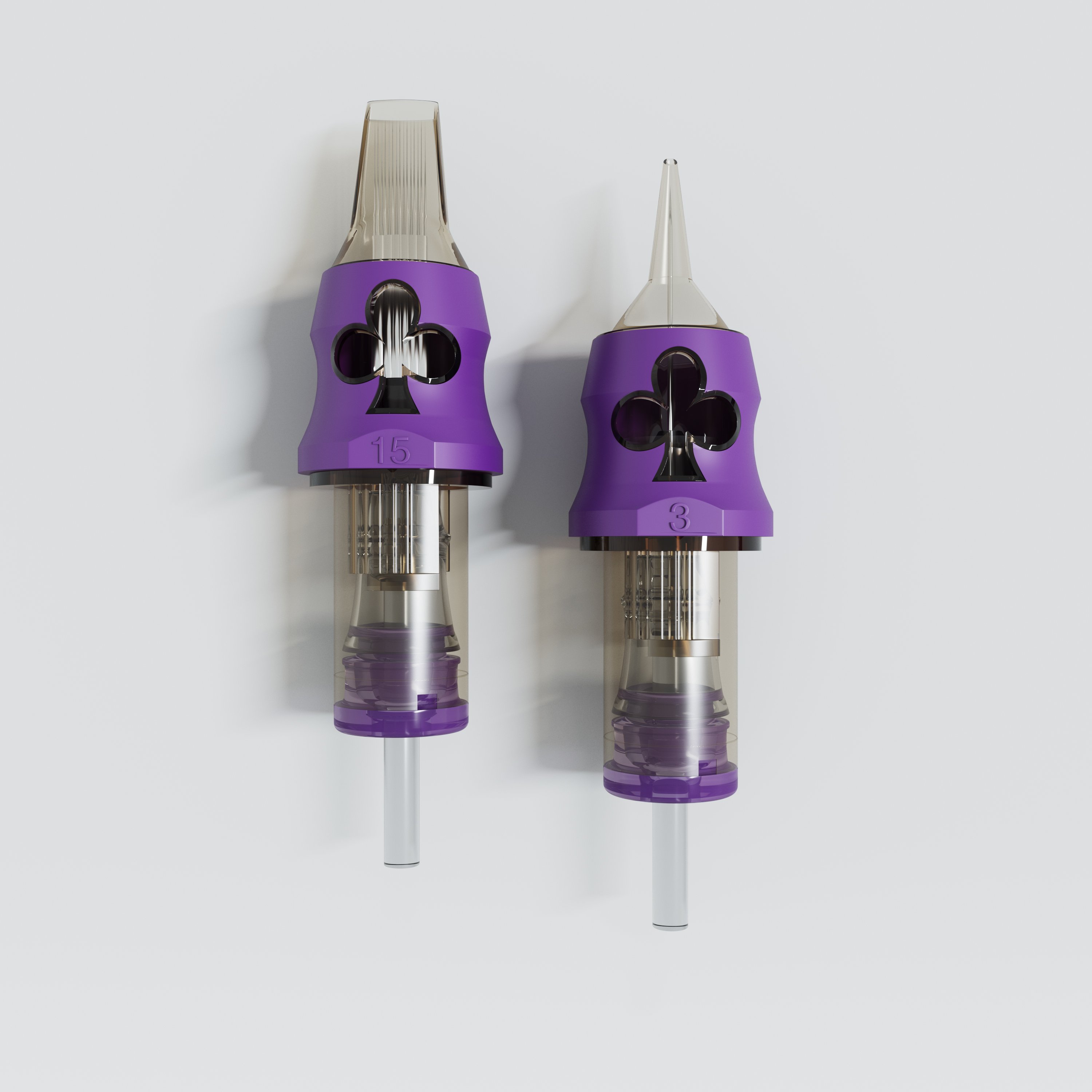 Factory Direct Supply High Quality Tattoo Needle Purple Stainless Steel Tattoo Cartridge Needle