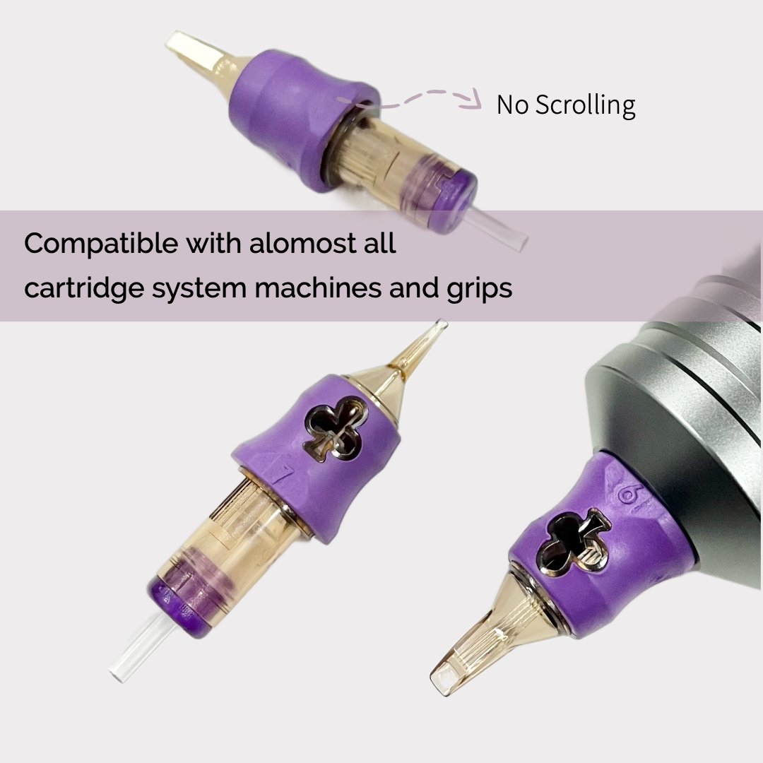 Factory Direct Supply High Quality Tattoo Needle Purple Stainless Steel Tattoo Cartridge Needle