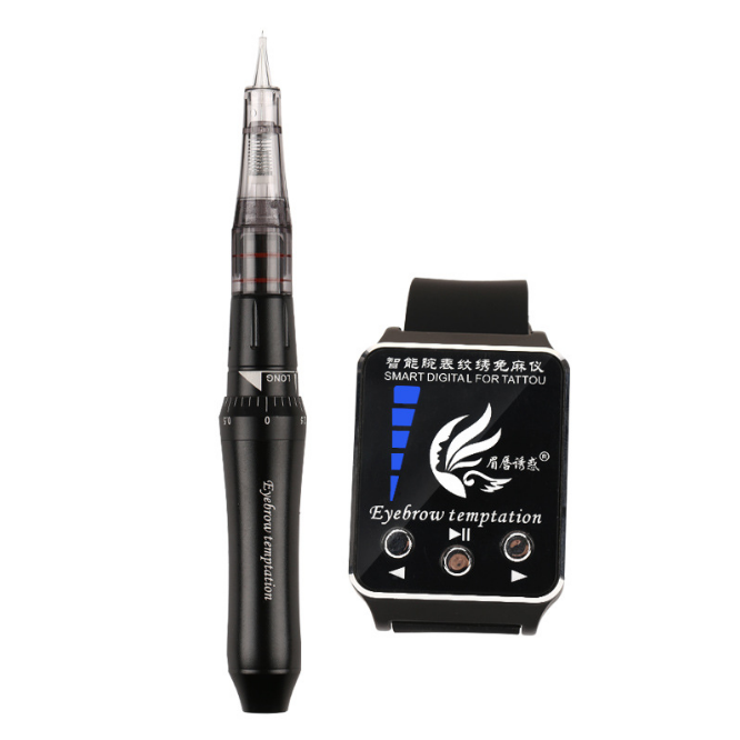 Wireless Rotary Tattoo Machine Complete Kits Battery Pack Needle Cartridges Set