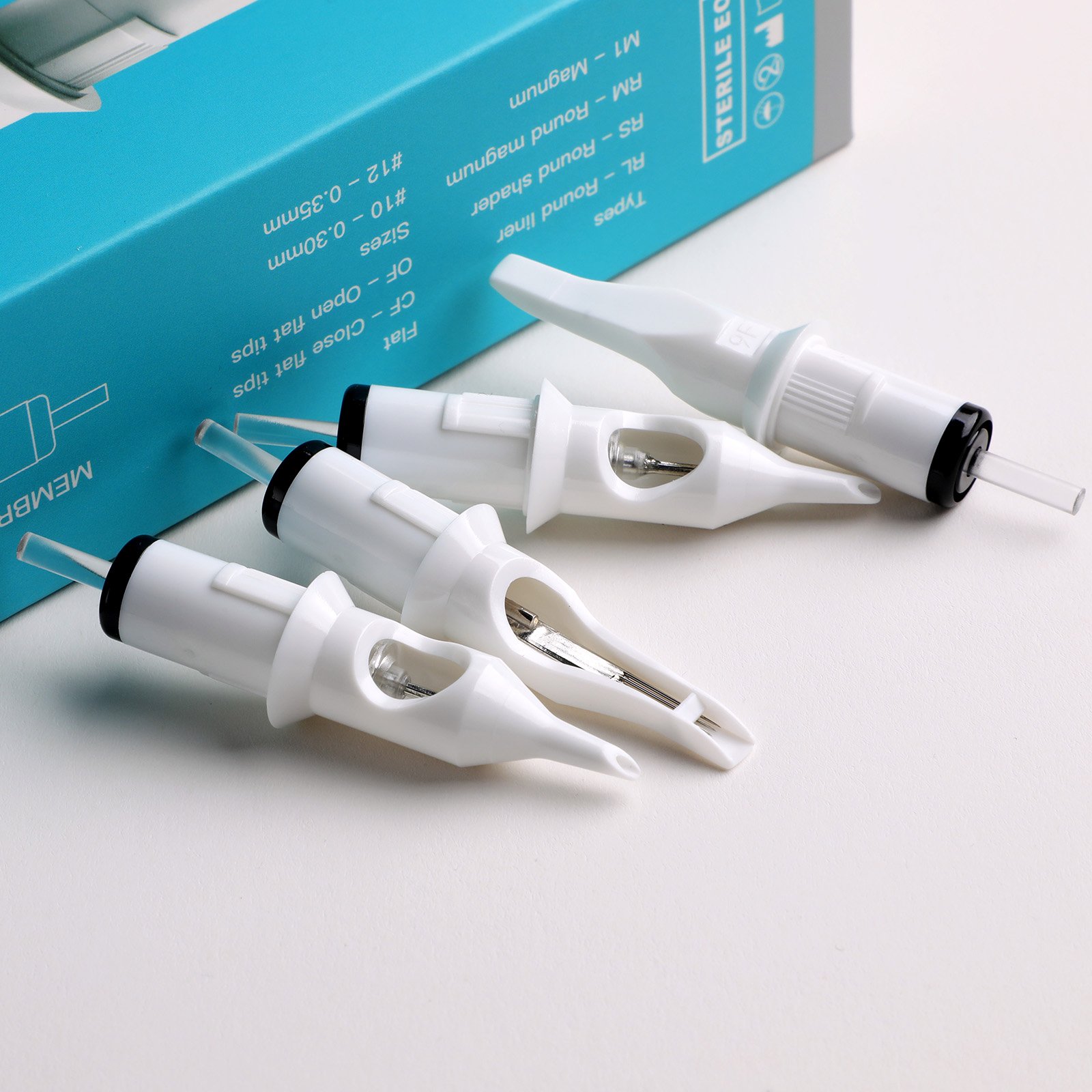 20pcs/box Super Magnum Sterilized Tattoo Needles Curved Magnum RM Tattoo needle Cartridges