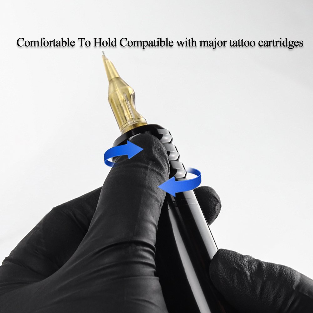 Ambition 900mAh Wireless Rotary Eyebrow Tattoo Pen Digital Tattoo Machine for Eyebrow Lip Scalp Permanent Makeup