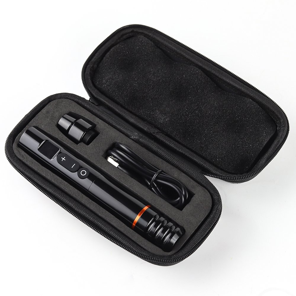 Ambition 900mAh Wireless Rotary Eyebrow Tattoo Pen Digital Tattoo Machine for Eyebrow Lip Scalp Permanent Makeup