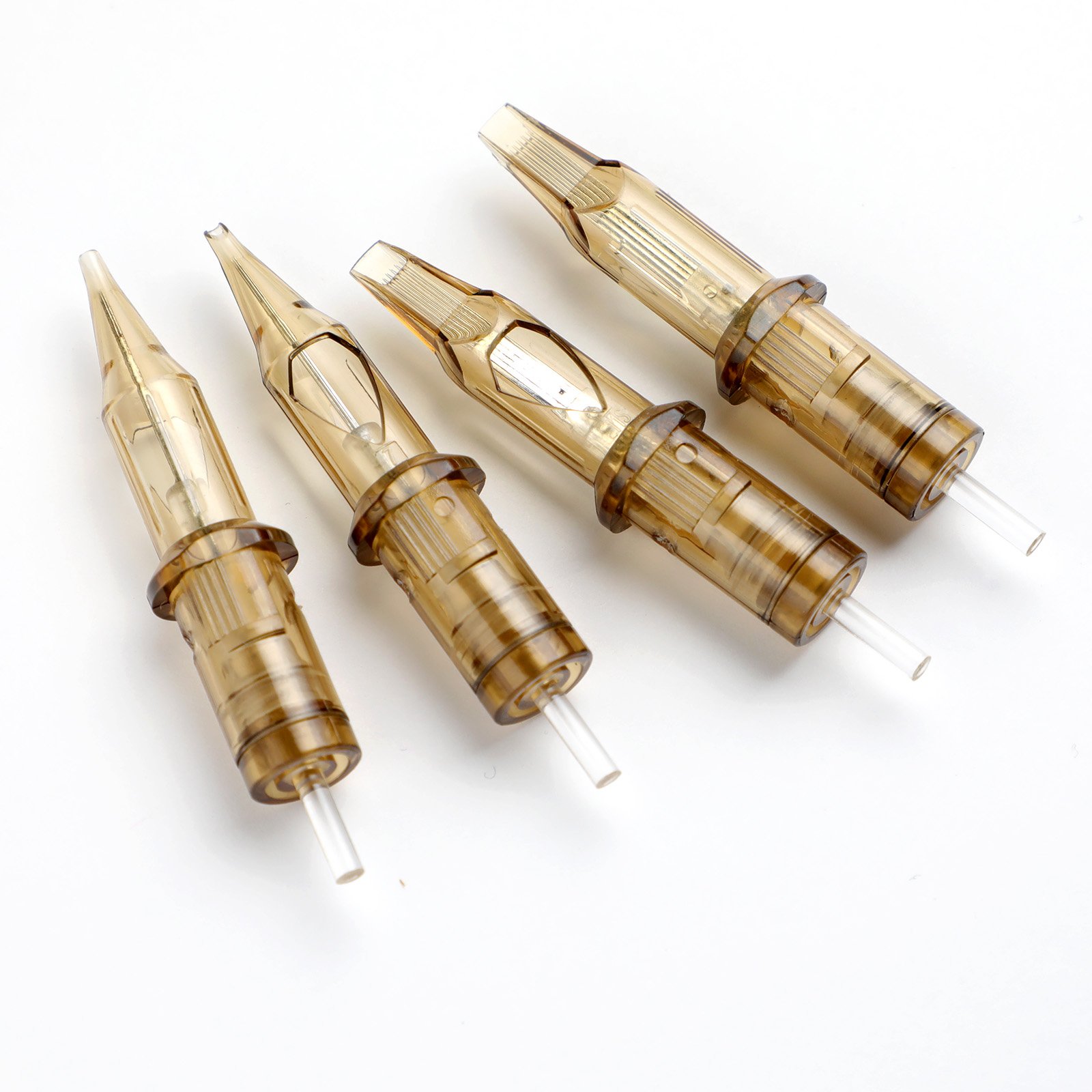 2022 New Gold Color Rotary Tattoo Machine Needles 0.25 Long Taper Tattoo Cartridge Needle