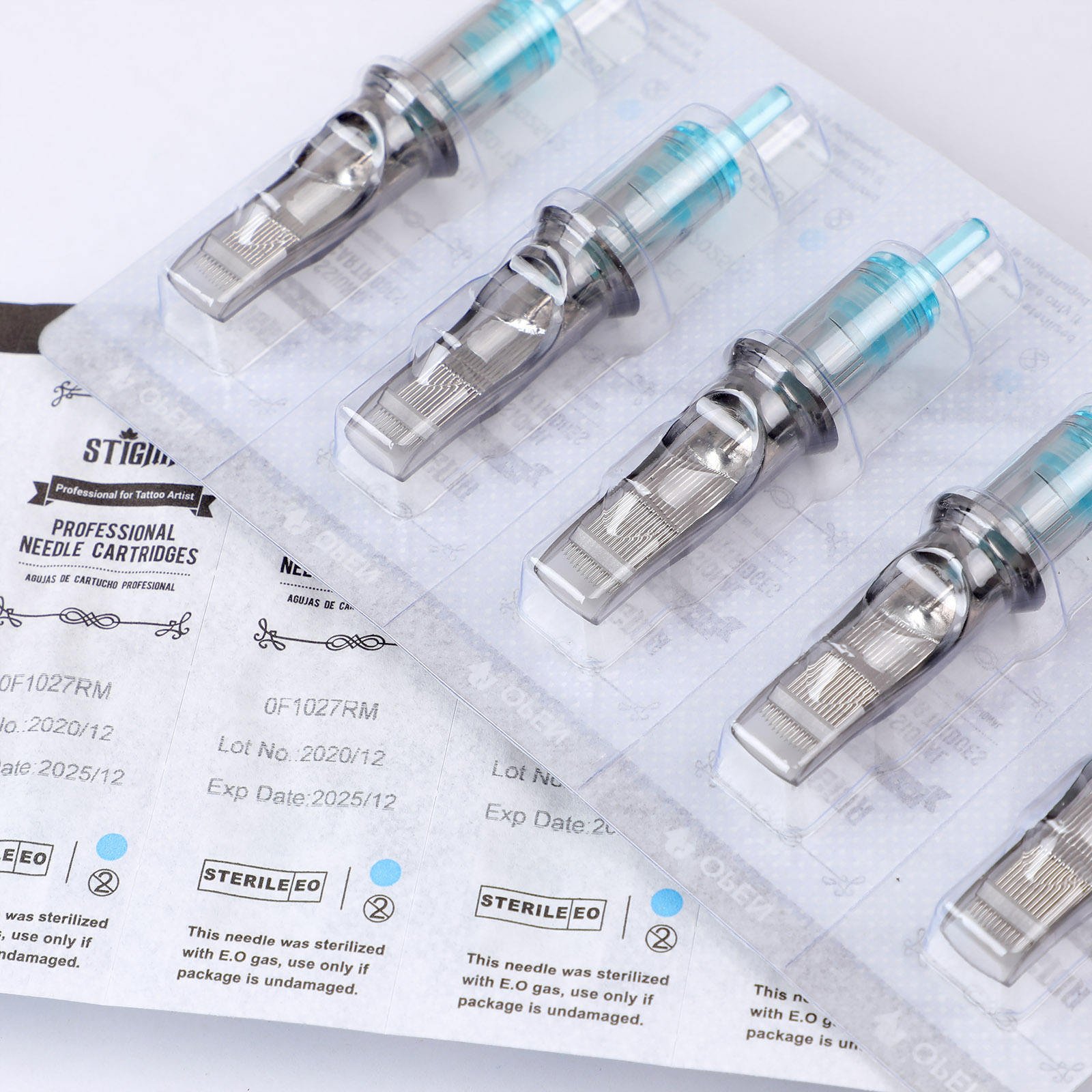 20Pcs/Box Tattoo Cartridge Needles Disposable Permanent Makeup Cartridge Needles For Tattoo Machine Guns Needles