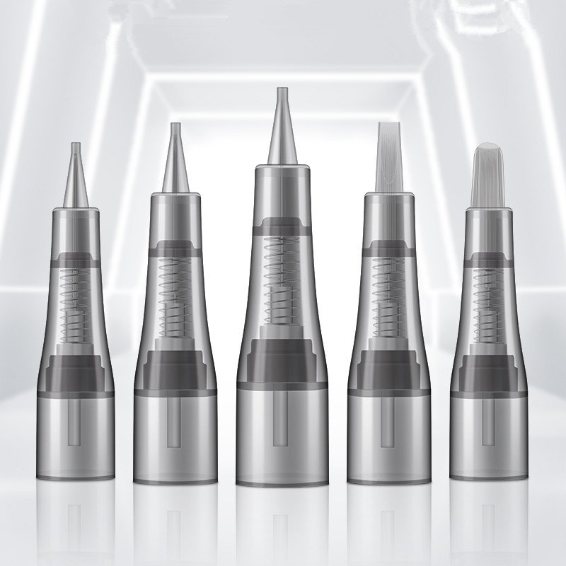 Wholesale Permanent Makeup Needle Cartridge Disposable Micro Eyebrow Tattoo Needle Cartridge for Microblading Machine