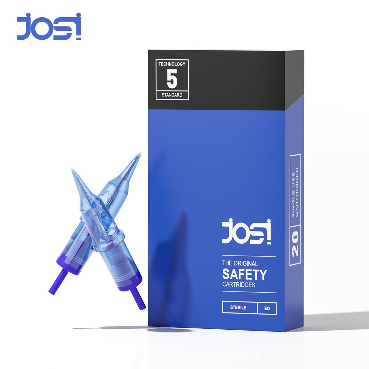 JOSI Professional 20Pcs/Box RL Tattoo Cartridge Needles Disposable Sterilized Safety Tattoo Cartridge for Body Art Tattoo Needle