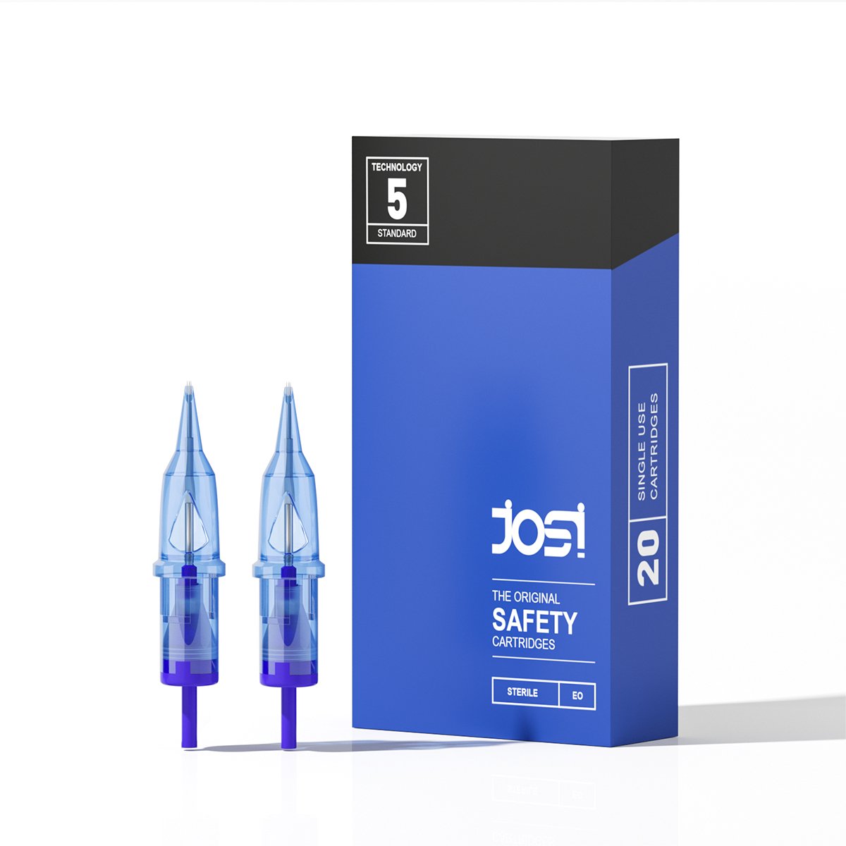 JOSI Professional 20Pcs/Box RL Tattoo Cartridge Needles Disposable Sterilized Safety Tattoo Cartridge for Body Art Tattoo Needle