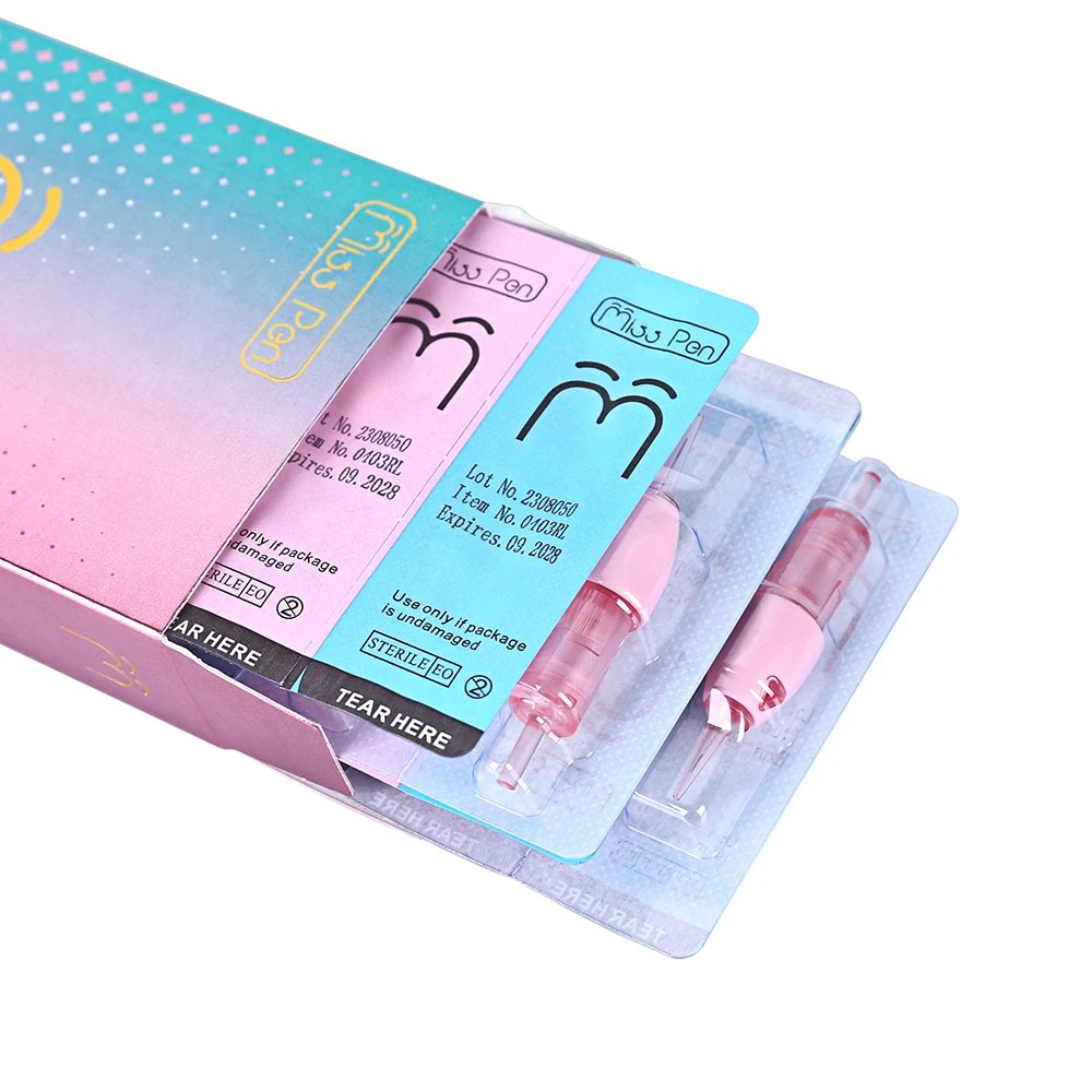 Disposable Sterile Tattoo Cartridge Needles Sharp Durable RS RL RM M1 For Permanent Makeup Tattoo Machine Pen
