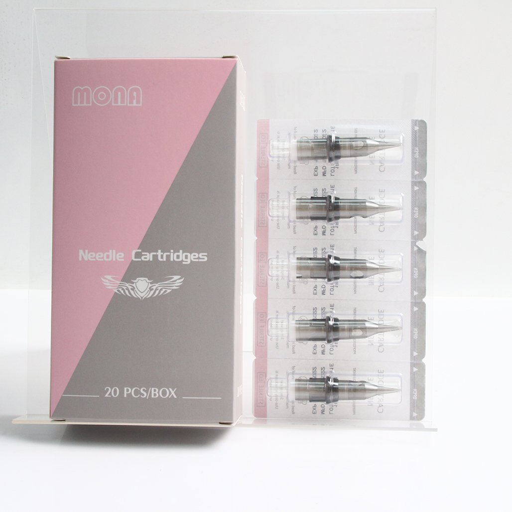 20PCS Disposable Sterile Tattoo Needles RL RS 0.3MM Membrane Safety Cartridges For Tattoos Machines Makeup