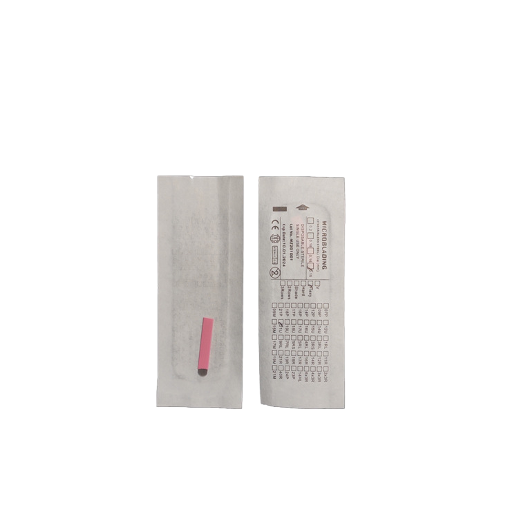 Pink Disposable Microblading Accessories Nano 0.15mm Eyebrow Embroidery Needle Micro Scalpel Blade 316 Stainless Steel Guangdong