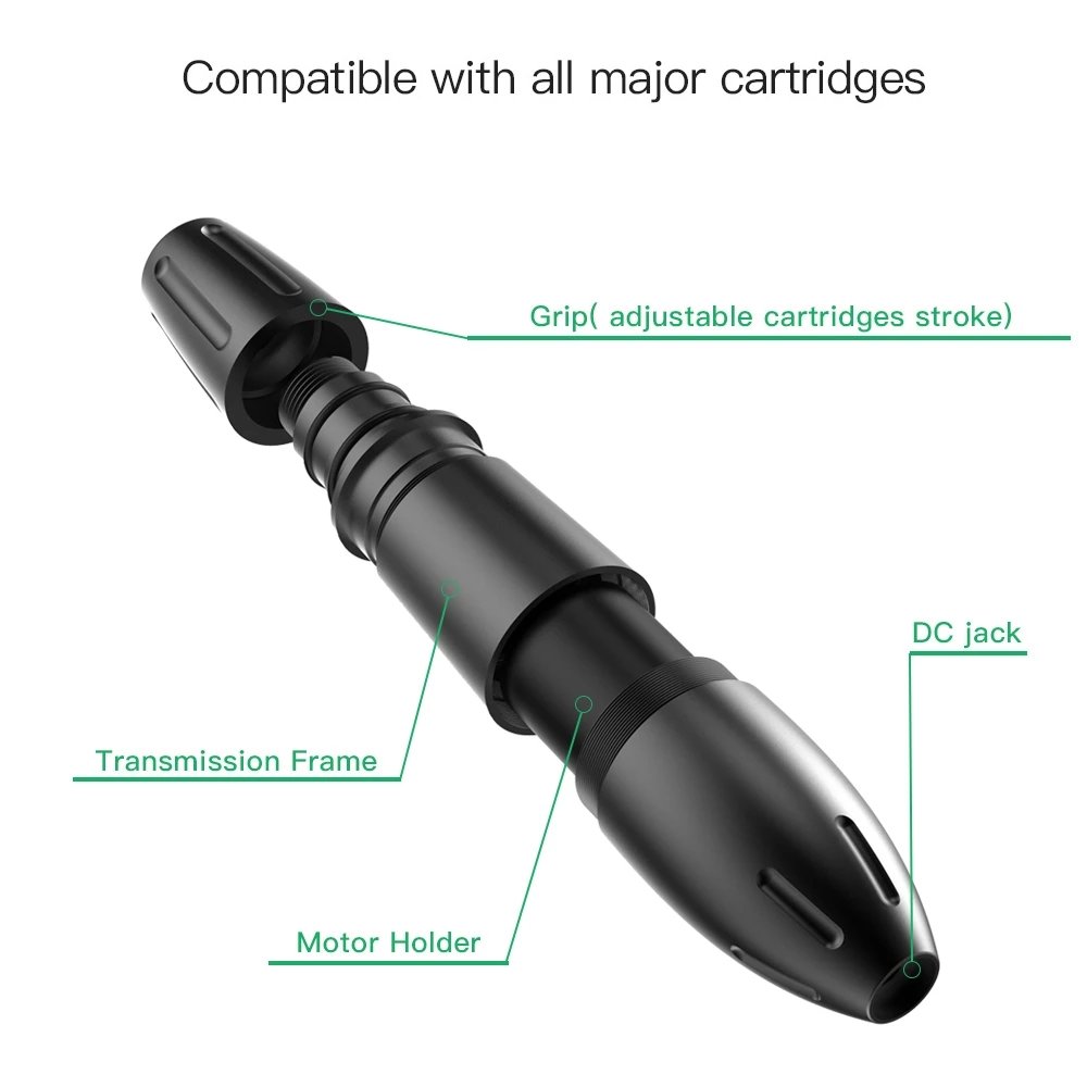 Wireless Tattoo Machine Pen Kit with Digital Recharge Battery Rotary Tattoo supplies customized Hot Sales