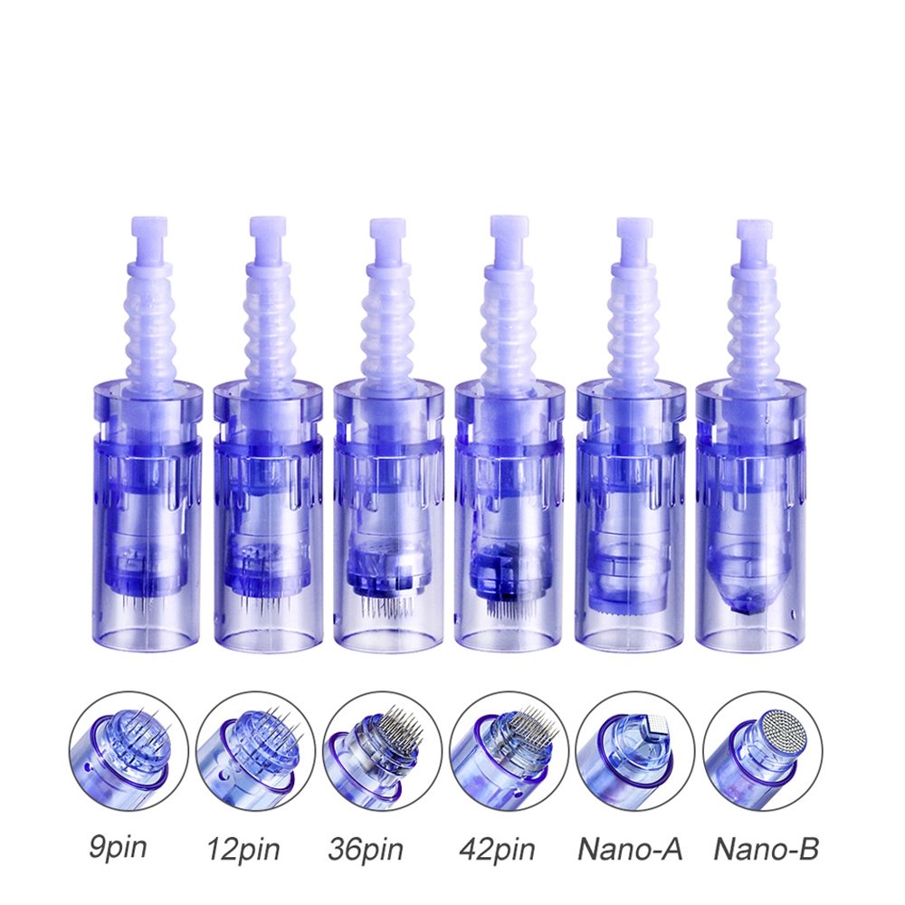 Replacement Microblading Disposable 12/36/42 Pins Needles Tips For Ultima A6 Dermapen Eyebrow Tattoo Permanent Makeup Training