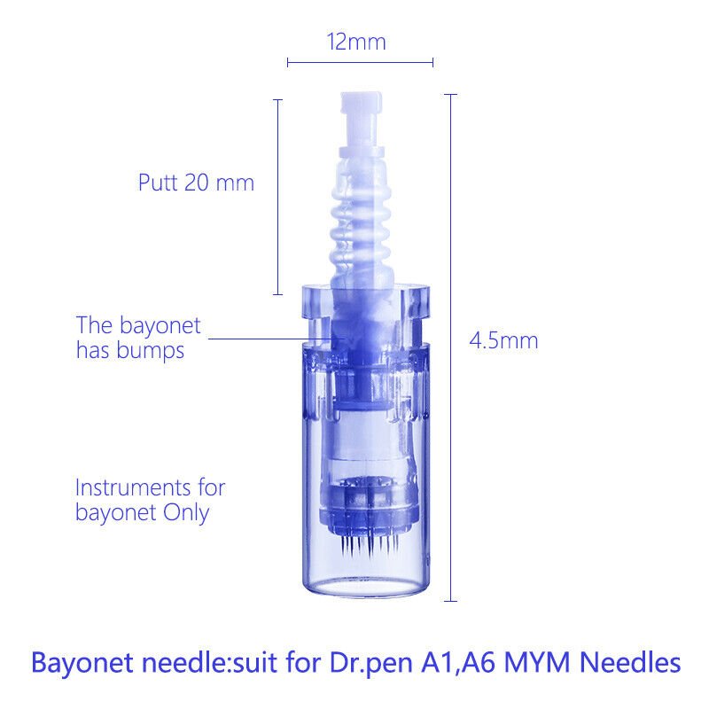Replacement Microblading Disposable 12/36/42 Pins Needles Tips For Ultima A6 Dermapen Eyebrow Tattoo Permanent Makeup Training