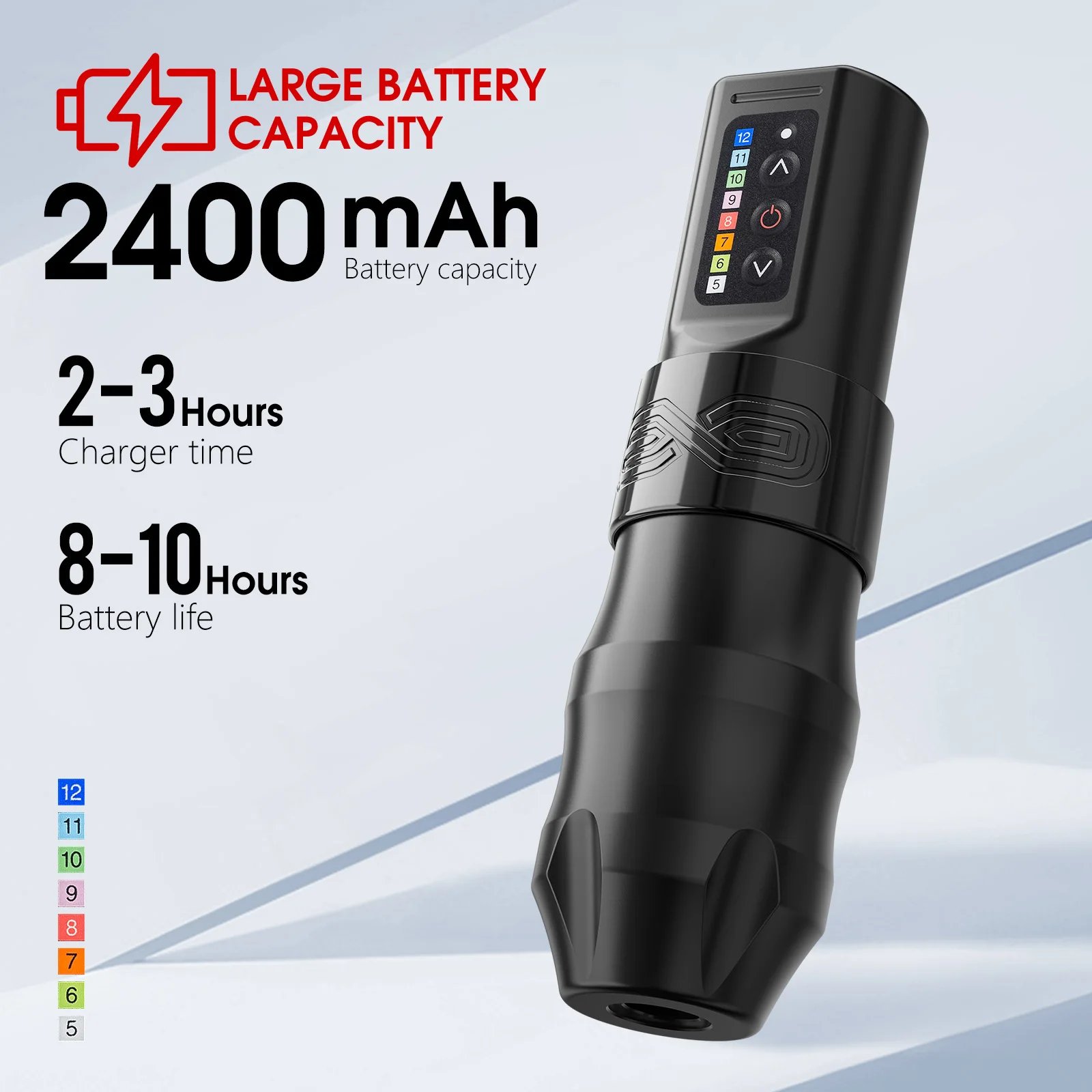 XNET Moteng E X O Powerful Coreless Motor 4mm Stroke Professional Wireless Tattoo Machine Pen for Artist Body Art