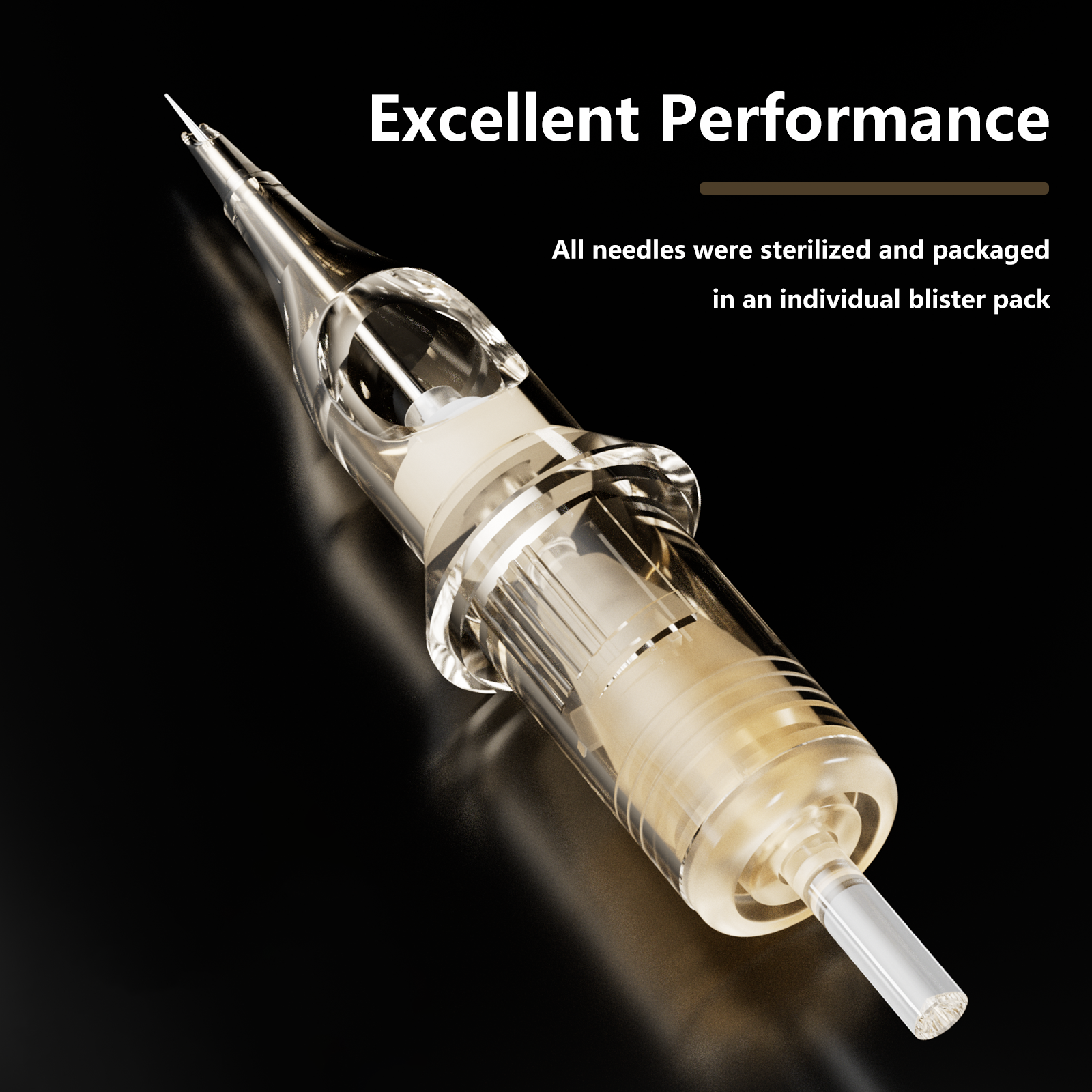 Premium Cartridges Needle Private Tattoo Needles Wholesale High Quality Cartridge Brown Needles Round Liners 20pcs/box