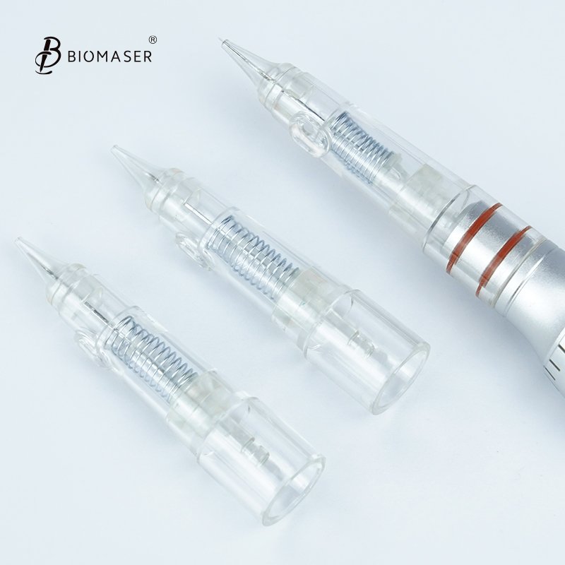 Biomaser Professional Permanent Makeup Cartridge Needles 1R/2R/3RL/5RL Disposable Sterilized Tattoo Pen Machine Needles Tips