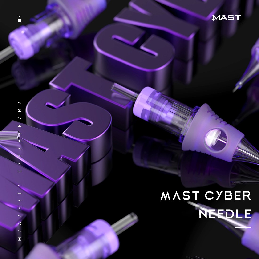 Mast Cyber 0.25mm 0803RL Professional Permanent Eyeliner Make up Tattoo Needles Cartridges Box Of 20
