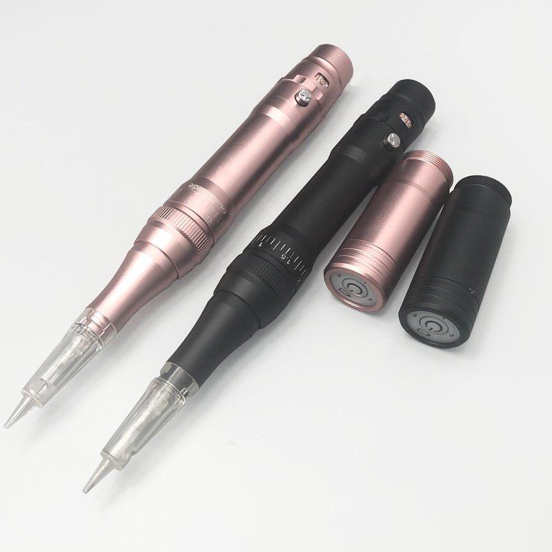 Wholesale Rose Gold Wireless Permanent Makeup Machine with Needles