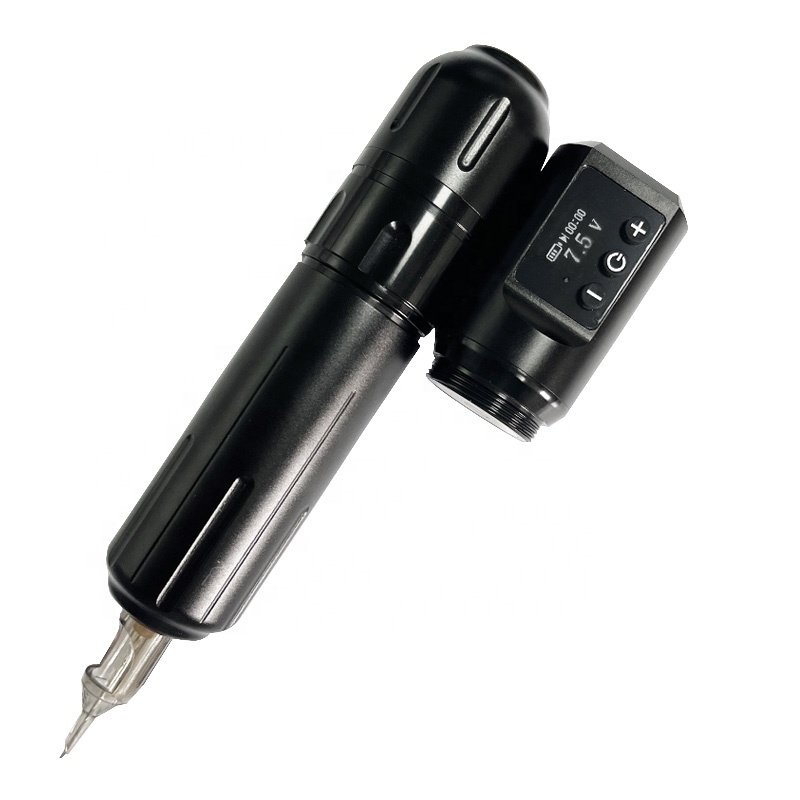 High Quality Professional Adjustable Stroke Rotary Custom Pen Type Machine Gun Full Complete Set Kit Wireless Tattoo Machine