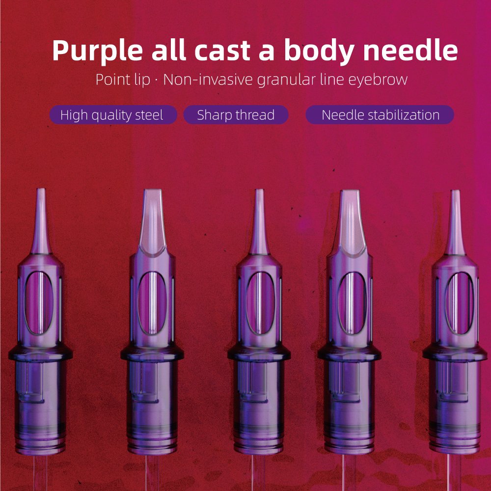 Newest 0601rl 316 stainless steel High Quality PMU Cartridge Needles for Permanent Makeup E.O. Gas free sample