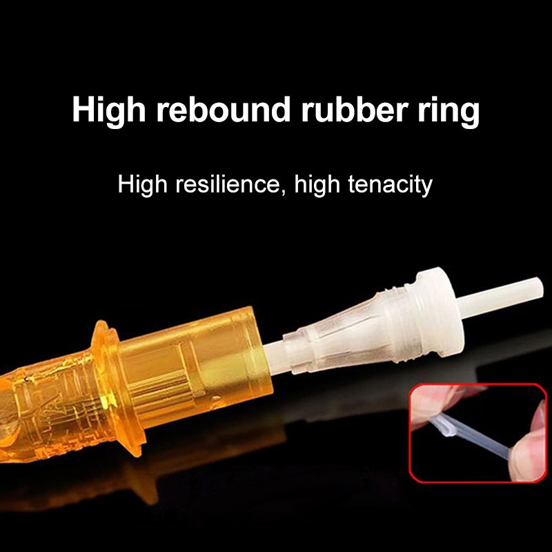 0.35mm RM/M1/F Gold Shark Professional Cartridge Tattoo Pen Needle bugpin tattoo needles 20pcs/box OEM ODM