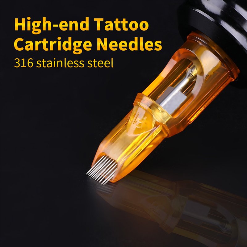 Yilong Yellow Dragonfly I Professional Makeup Cartridge Needles For Tattoo Pen Machine Permanent Cartridge Needles