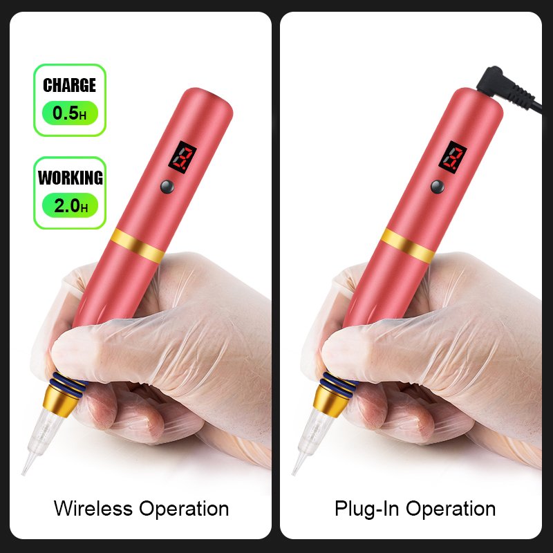 Wireless Permanent Makeup Tattoo Pen Eyebrow Microblading Machine