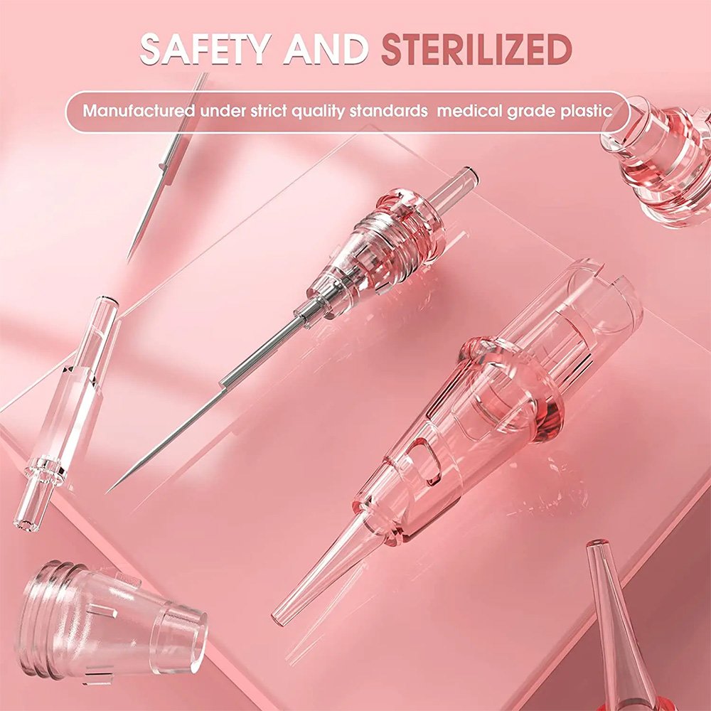 Wholesale INKin MLK BRO 1RL CE Certified Disposable Membrane Permanent Makeup Scalp Micropigmentation Needle Tattoo Cartridge