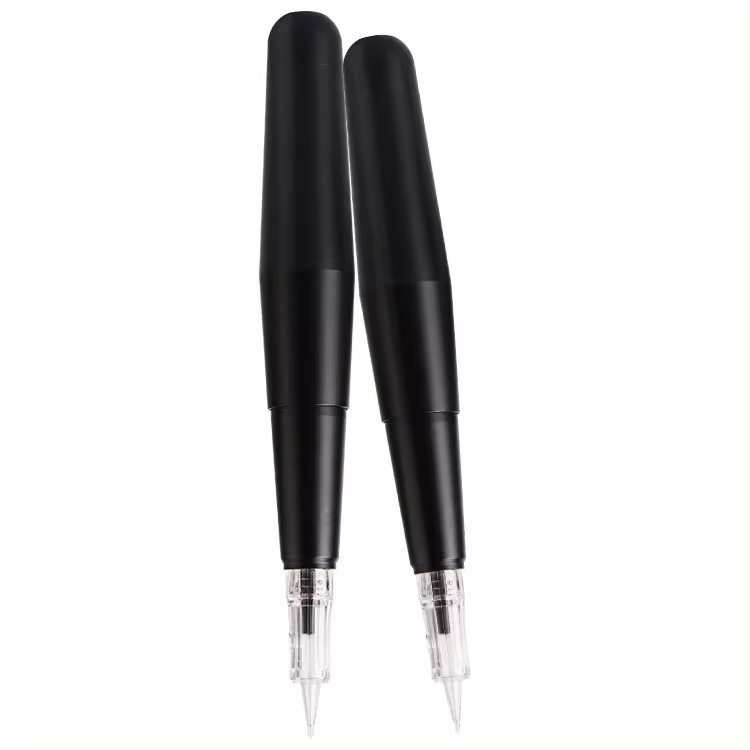 Private label Screw Permanent Makeup Tattoo Eyebrow/lips Cartridges Needle aguja para mquina Black Pearl