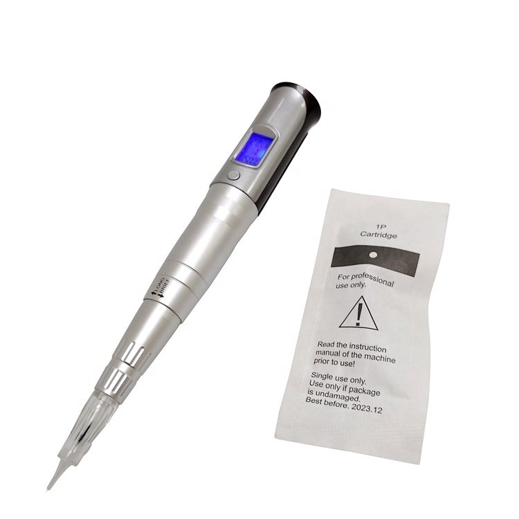 BerLin Needle Cartridge Wireless 3 Speed Control Tattoo Machine Pen