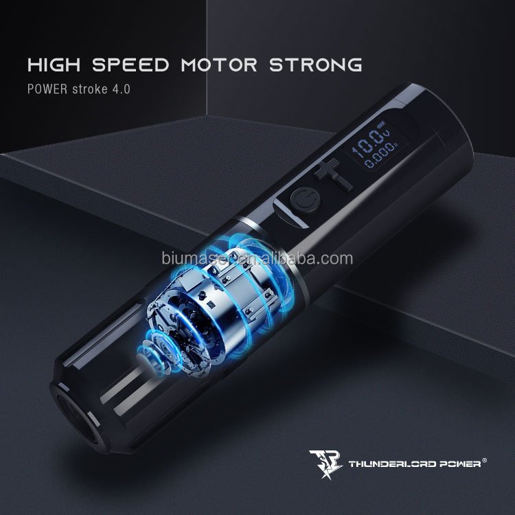 High Quality 4.0 Stroke Battery Wireless Rotary Tattoo Pen Machine Wireless Tattoo Wireless Tattoo Pen Machine For Sale