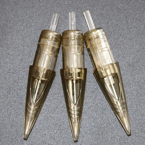 Tattoo Needle Disposable Sterilized Permanent Makeup Cartridge Needles Tips For Eyebrow Lip Agulha Easy Click