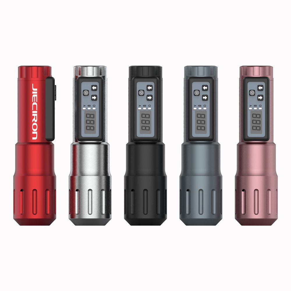 CNC New Professional Wireless Rotary Tattoo Machine pink 2000mAh Battery Tattoo Pen cordless tattoo pen oem