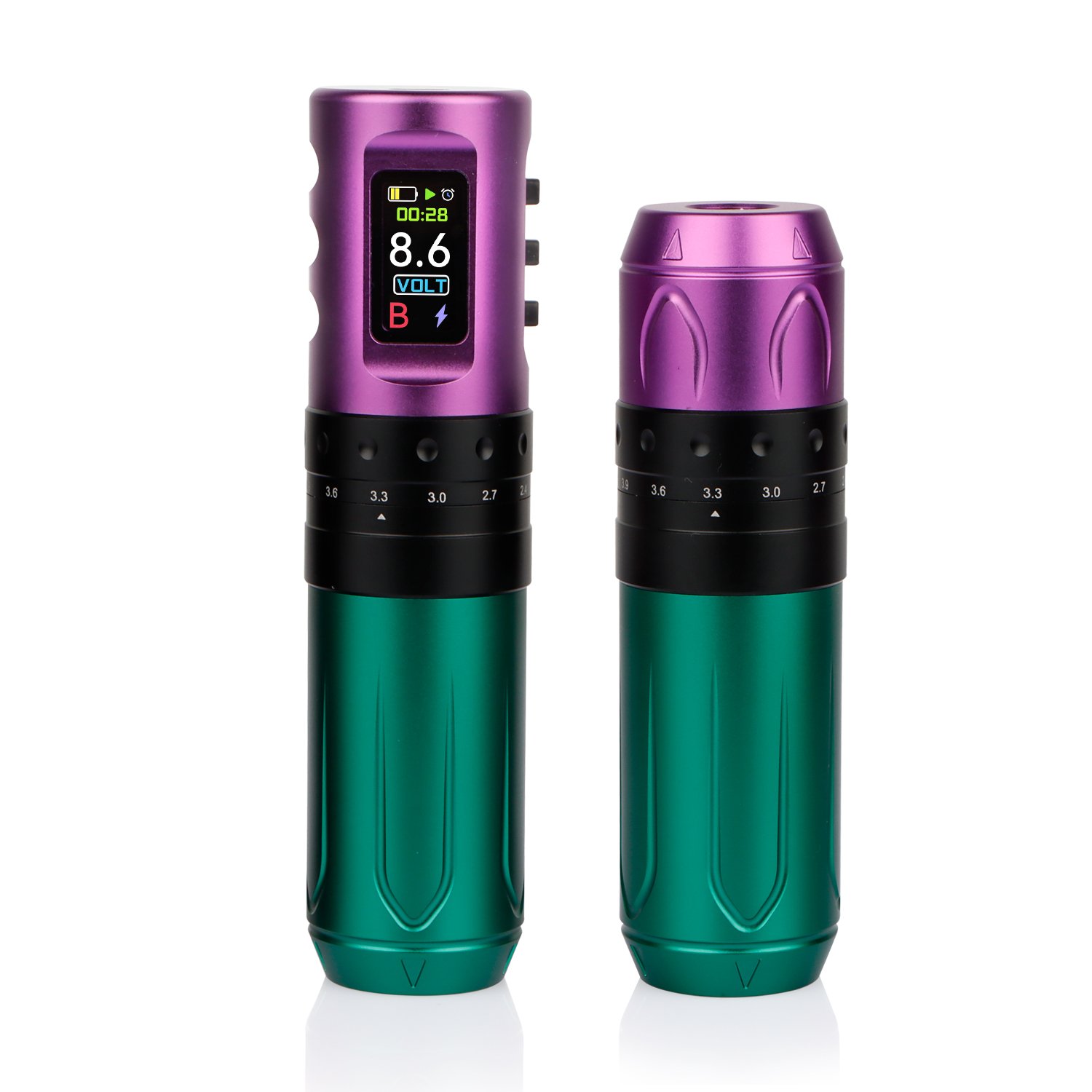 INKONE TROX Wholesale Adjustable Stroke 2.4--4.2mm professional best wireless tattoo machines pen with 2 battery