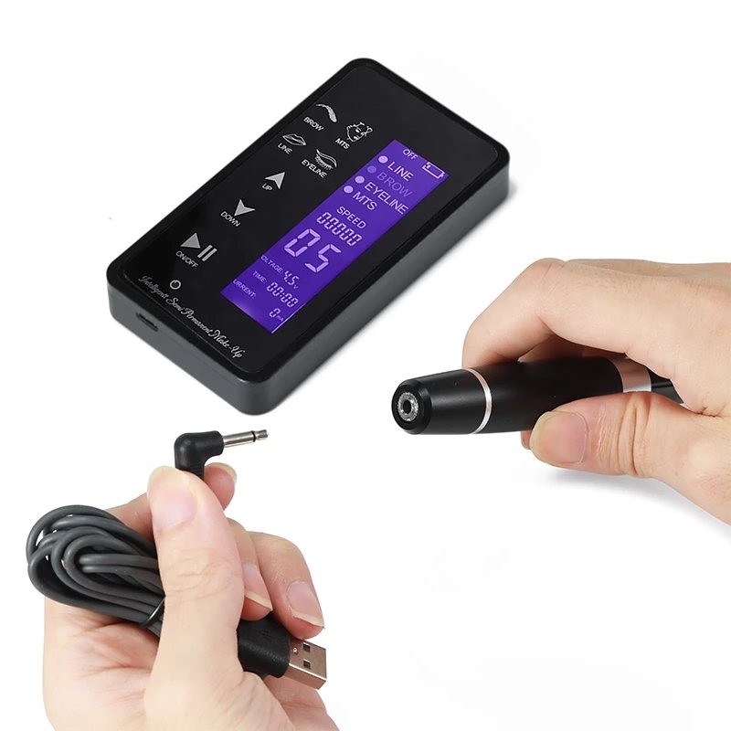 JIDRAGON New Arrival Permanent Makeup Microbladimg Mini Permanent Makeup Machine Digital Rechargeable Micropigmentation Device